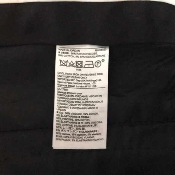 NWT Banana Republic Sloan pants sz 14 black - Picture 10 of 11